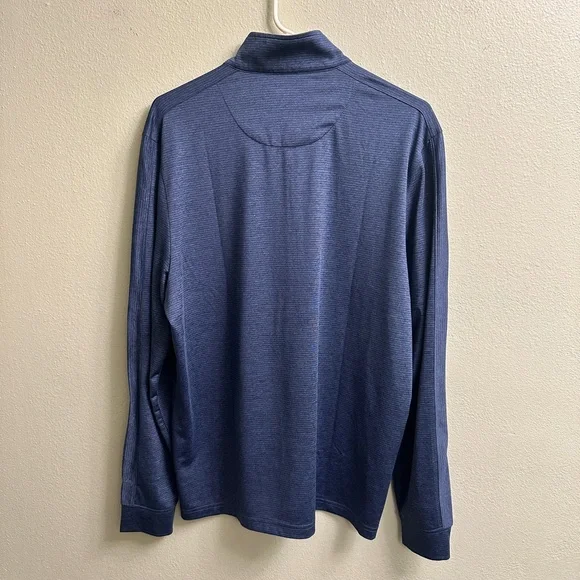 Jack Nicklaus 1/4 Zip Long Sleeve Golf Pullover Size Medium Blue - Picture 2 of 9
